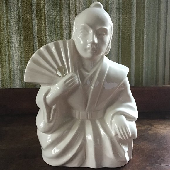 VTG Orchids of Hawaii Tiki Samurai Mug  Ceramic Tiki Glass - Picture 1 of 9